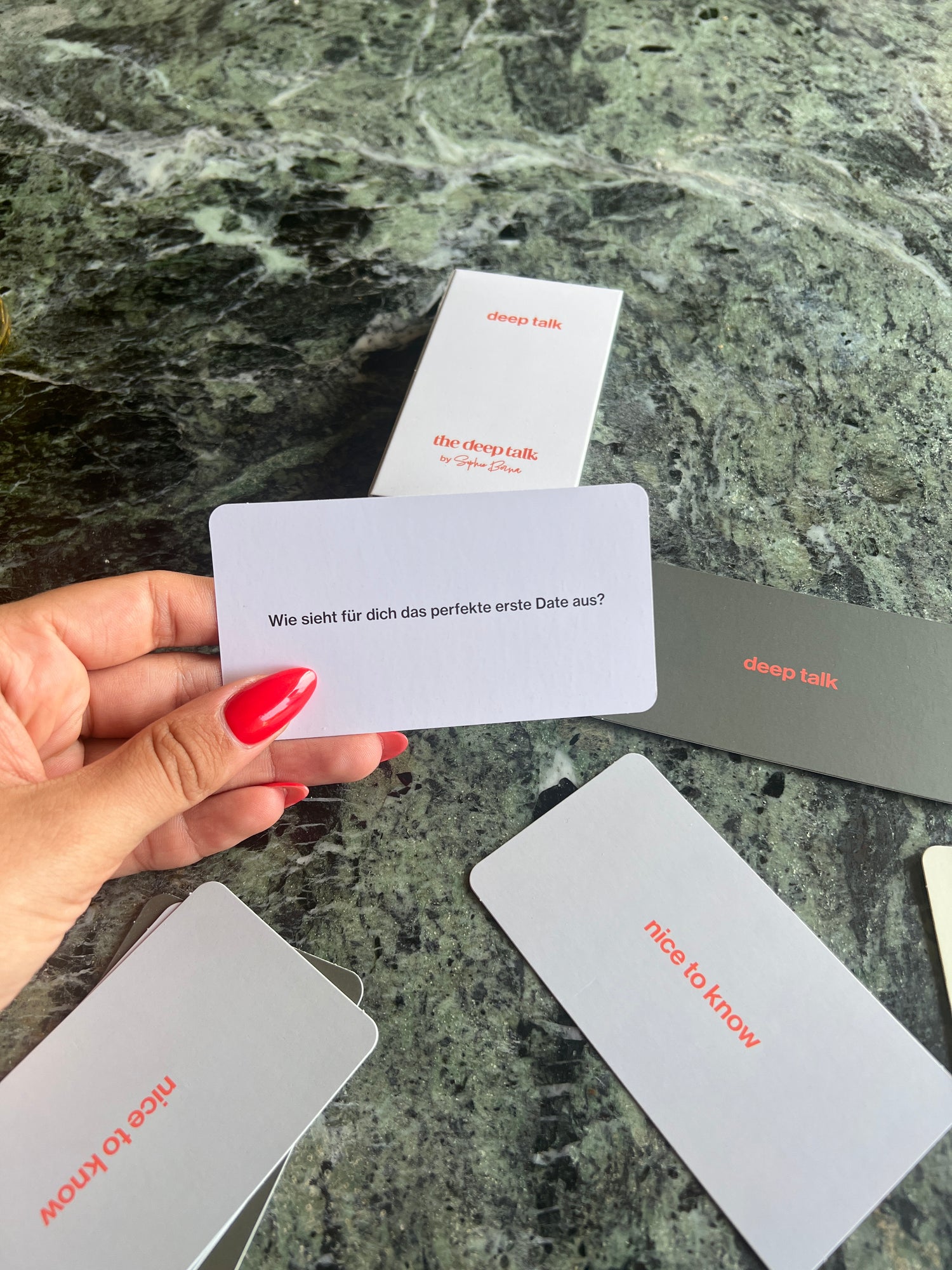 the deeptalk Kartenspiel