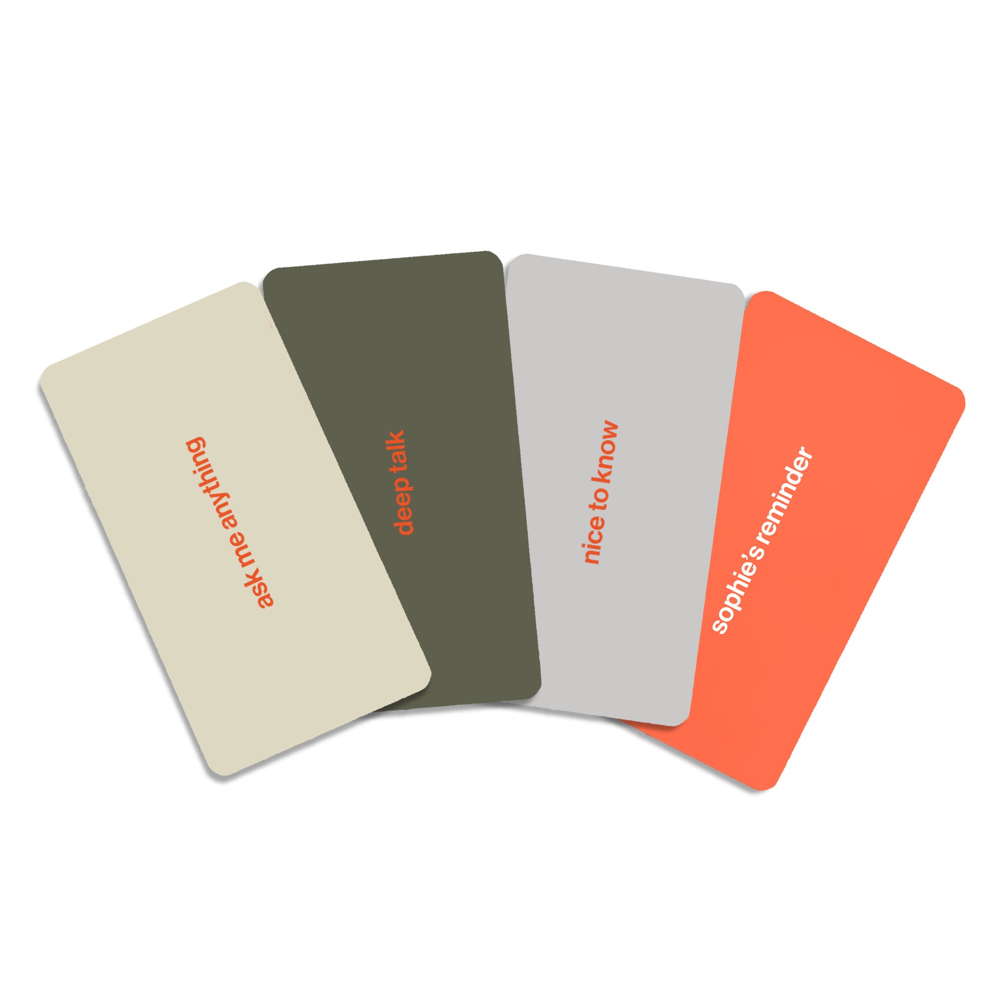 the deeptalk Kartenspiel