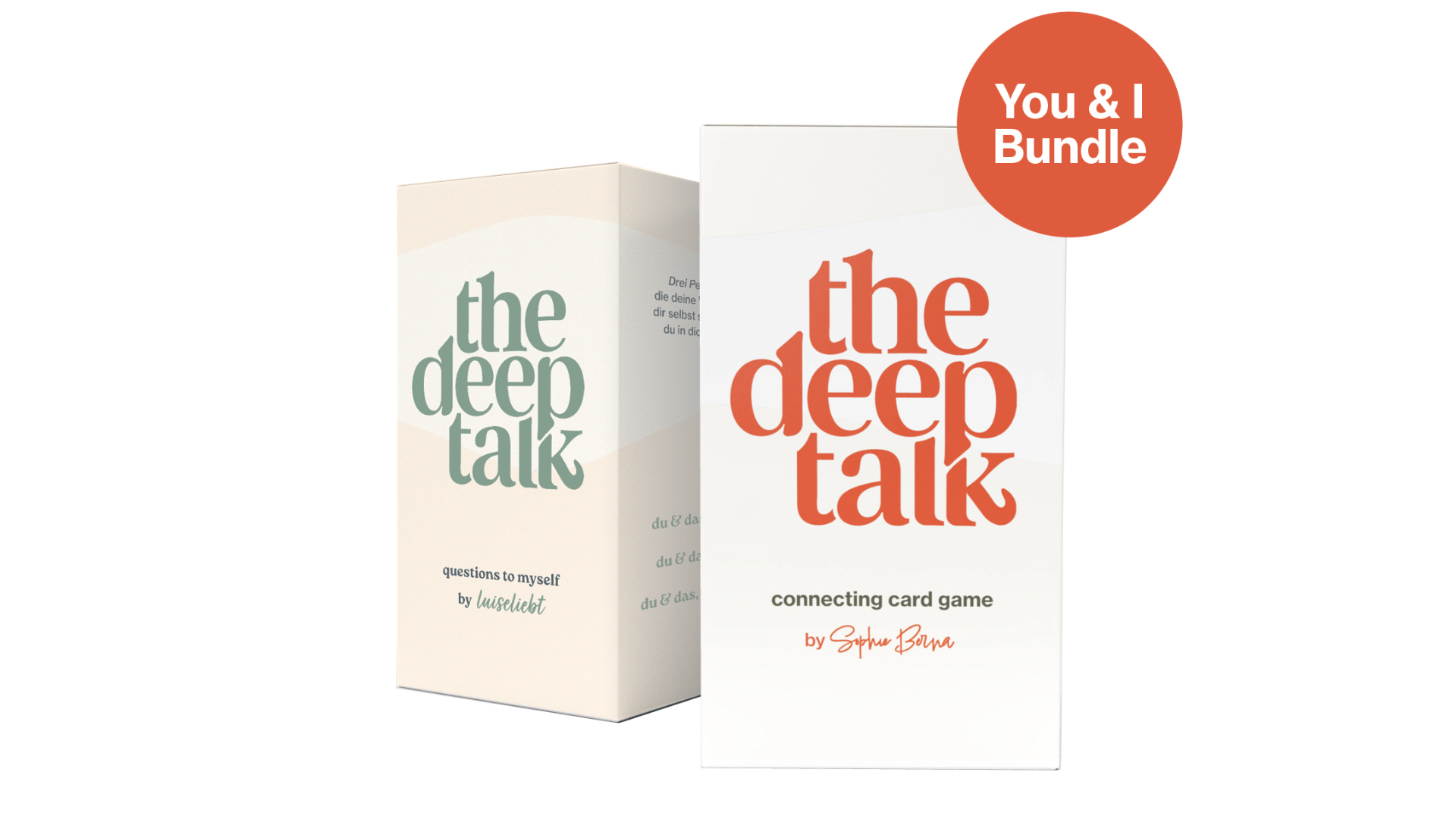 You & I Bundle: Connecting card game & Questions to myself