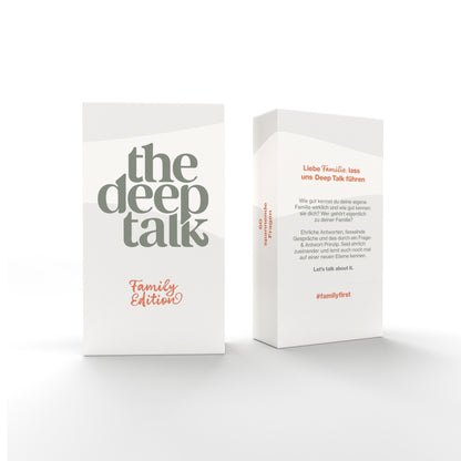 The Deep Talk Trio Bundle Connecting card game + Family Edition + Questions to myself