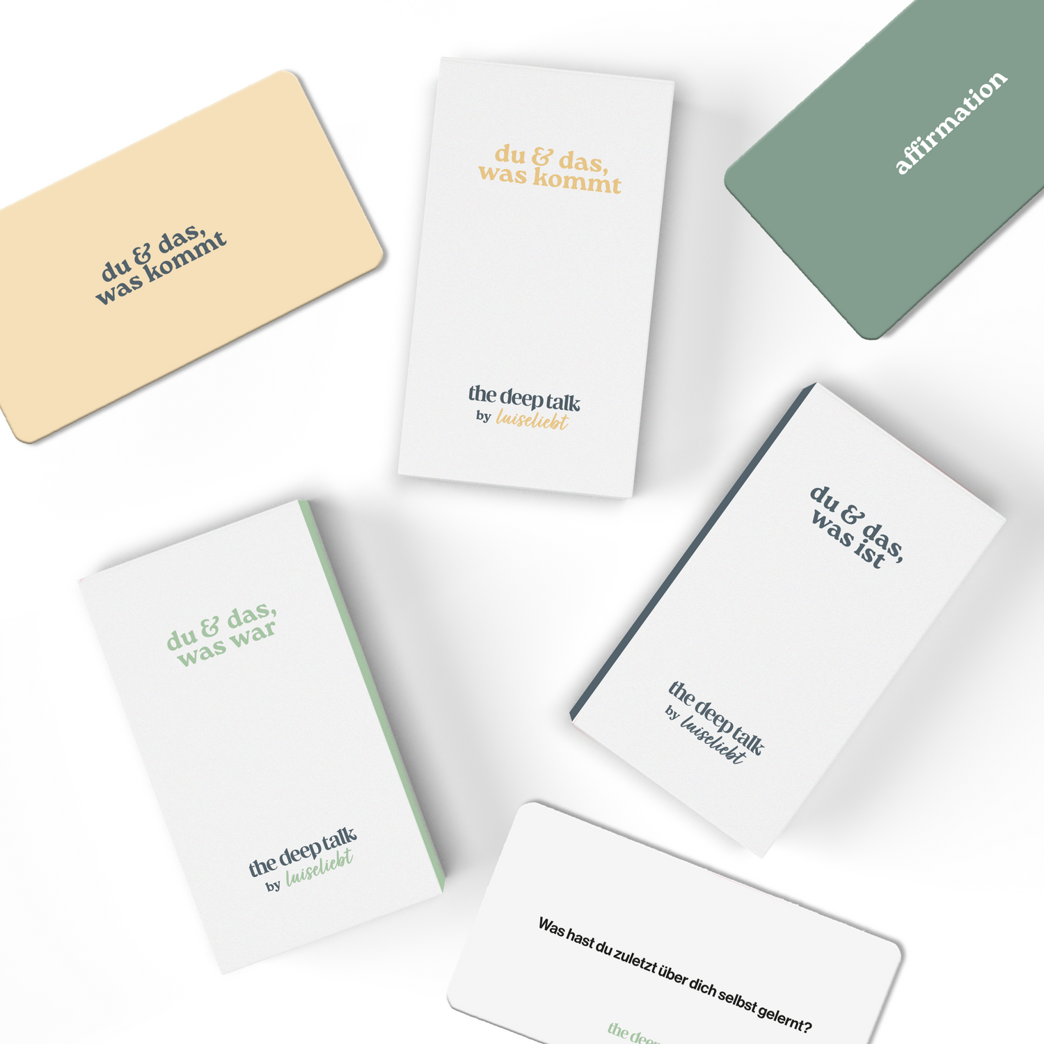 The Deep Talk Trio Bundle Connecting card game + Family Edition + Questions to myself