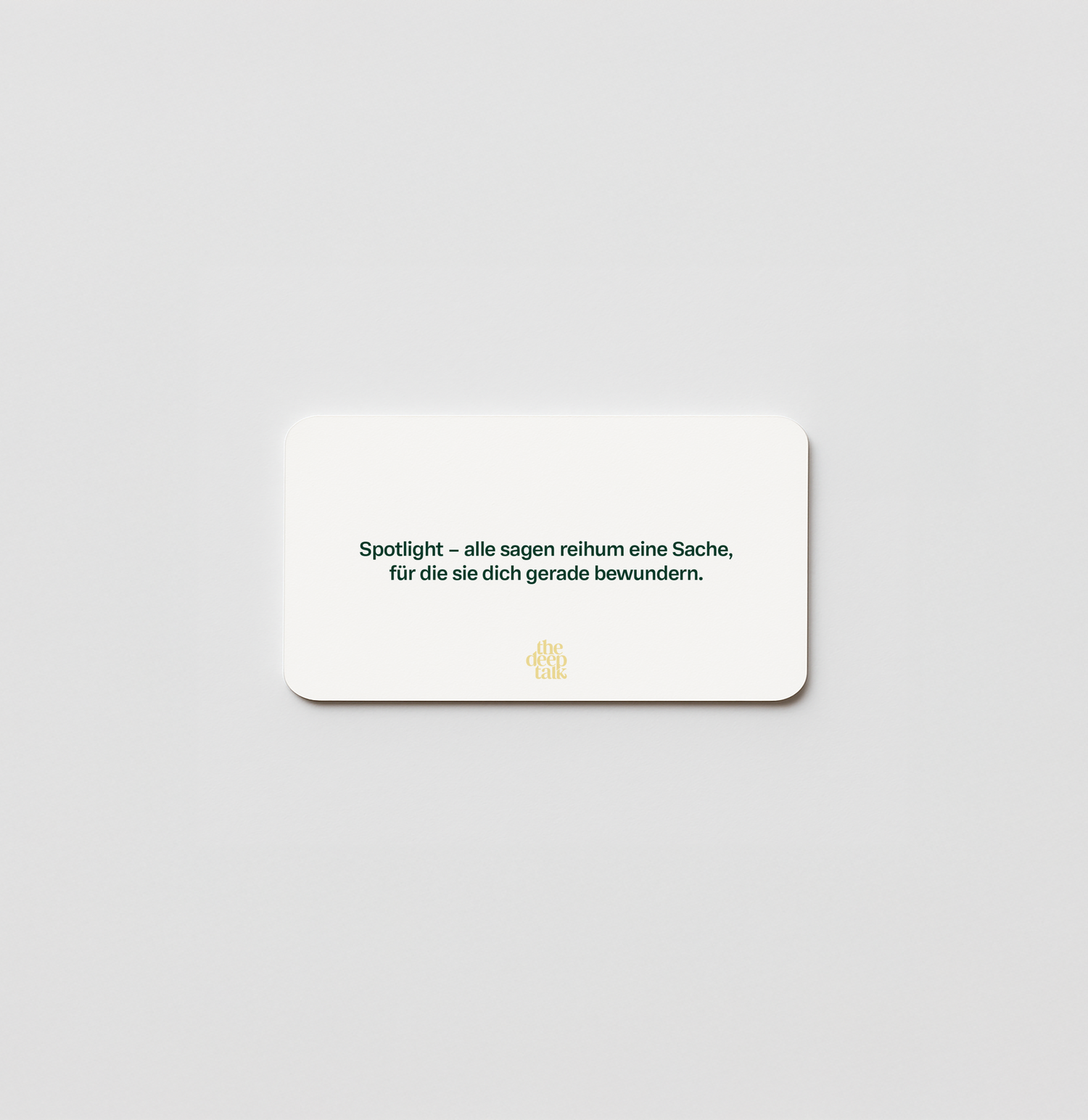 Friends Edition- Mache aus Small Talk Deep Talk.